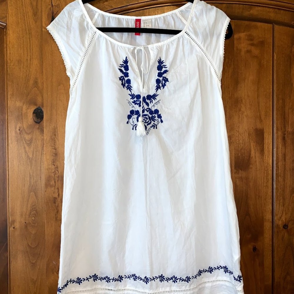 White H&M Divided Dress Size 2